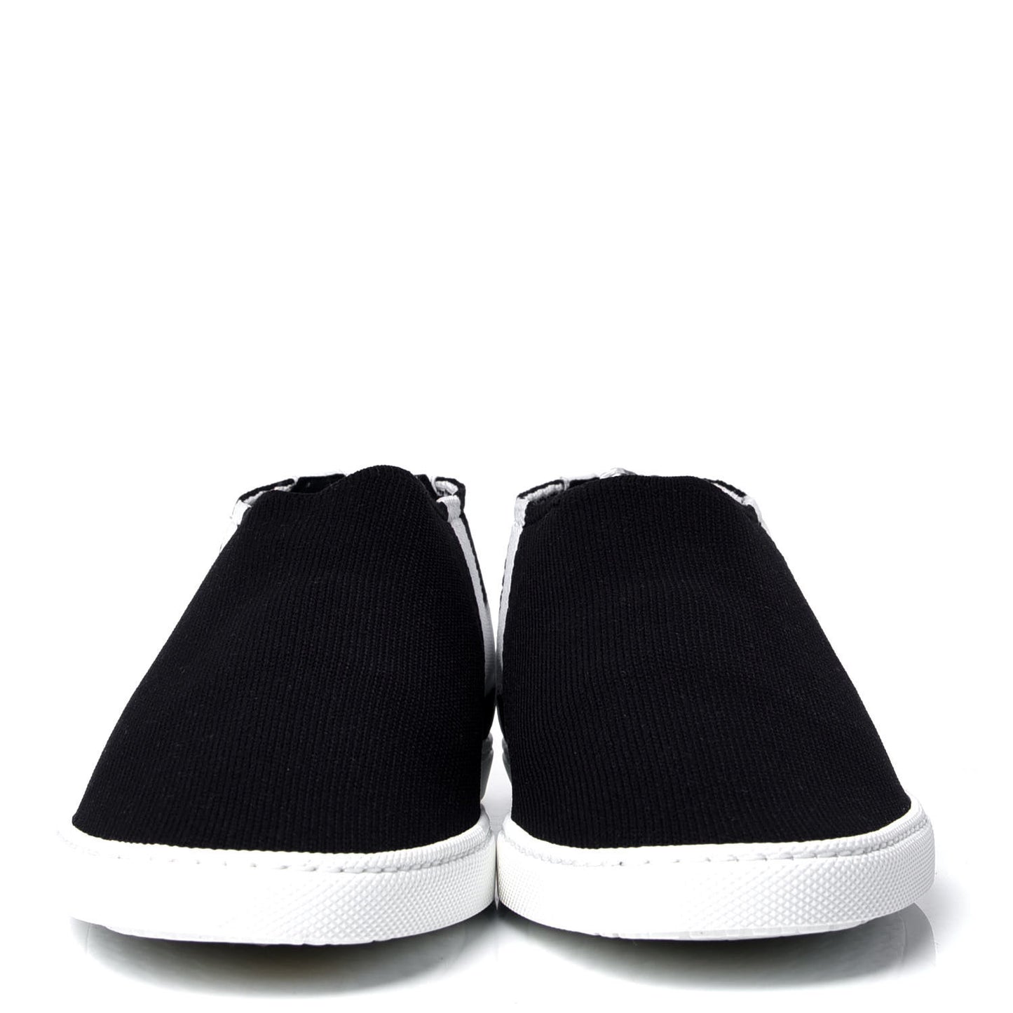 Mesh Calfskin Oxygene Sneakers 38 Black White