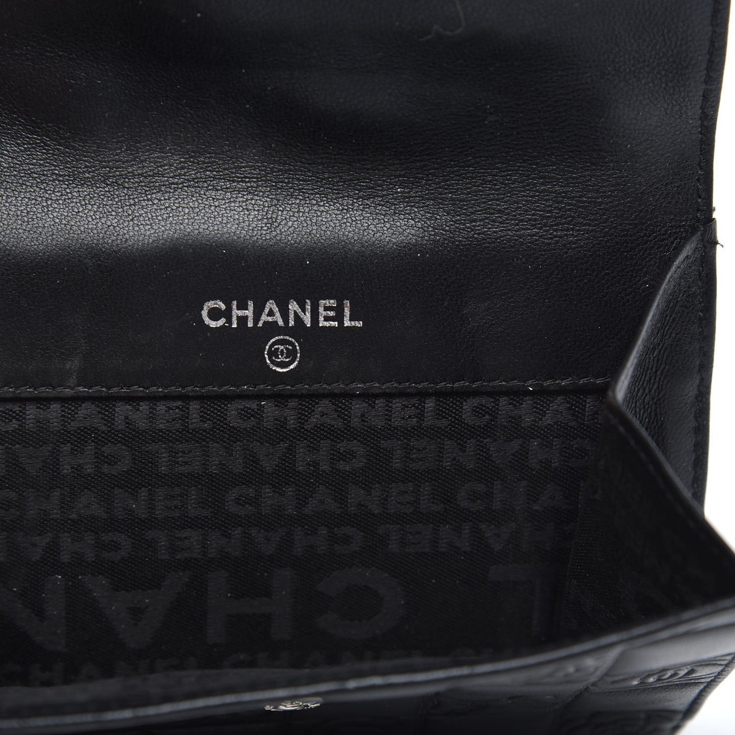 Lambskin Precious Symbols French Wallet Black