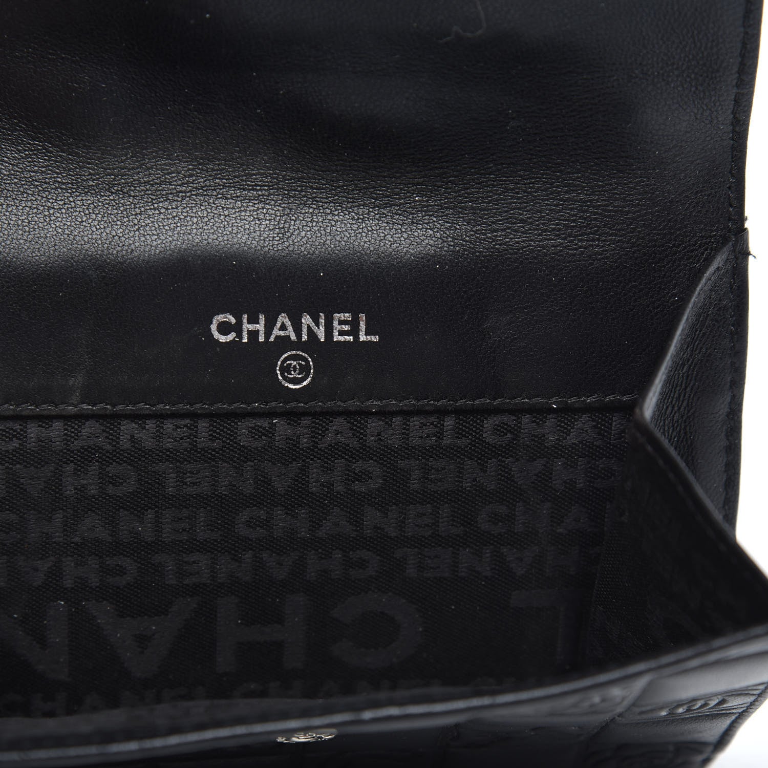 Chanel Lambskin Precious Symbols French Wallet Black 7 of 11
