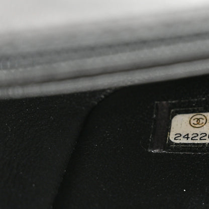 Chanel Lambskin Chevron Quilted Mini Square Flap Black 7 of 10