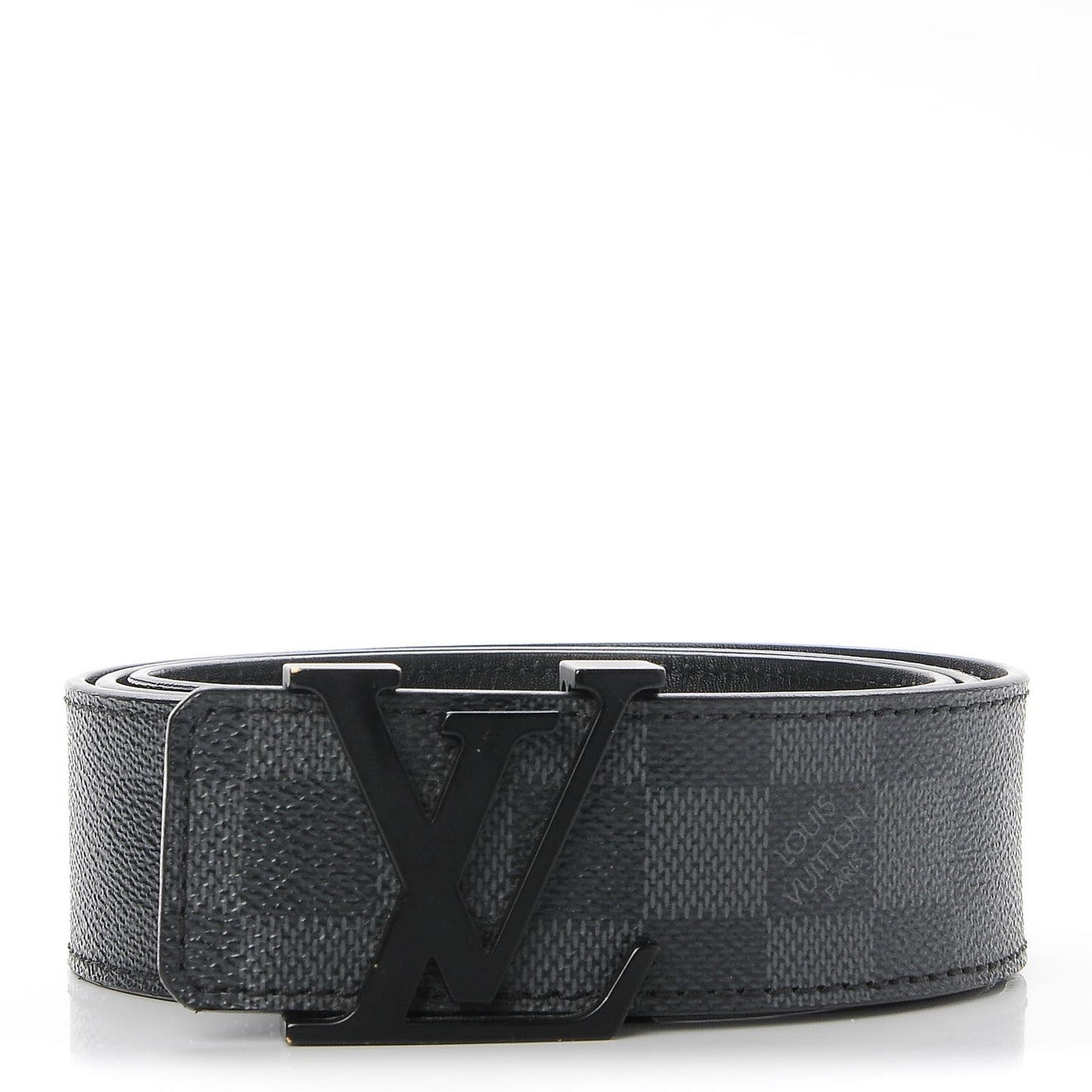 Damier Graphite LV Initiales Belt 100 40