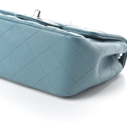 Chanel Lambskin Quilted Mini Square Flap Blue 7 of 10