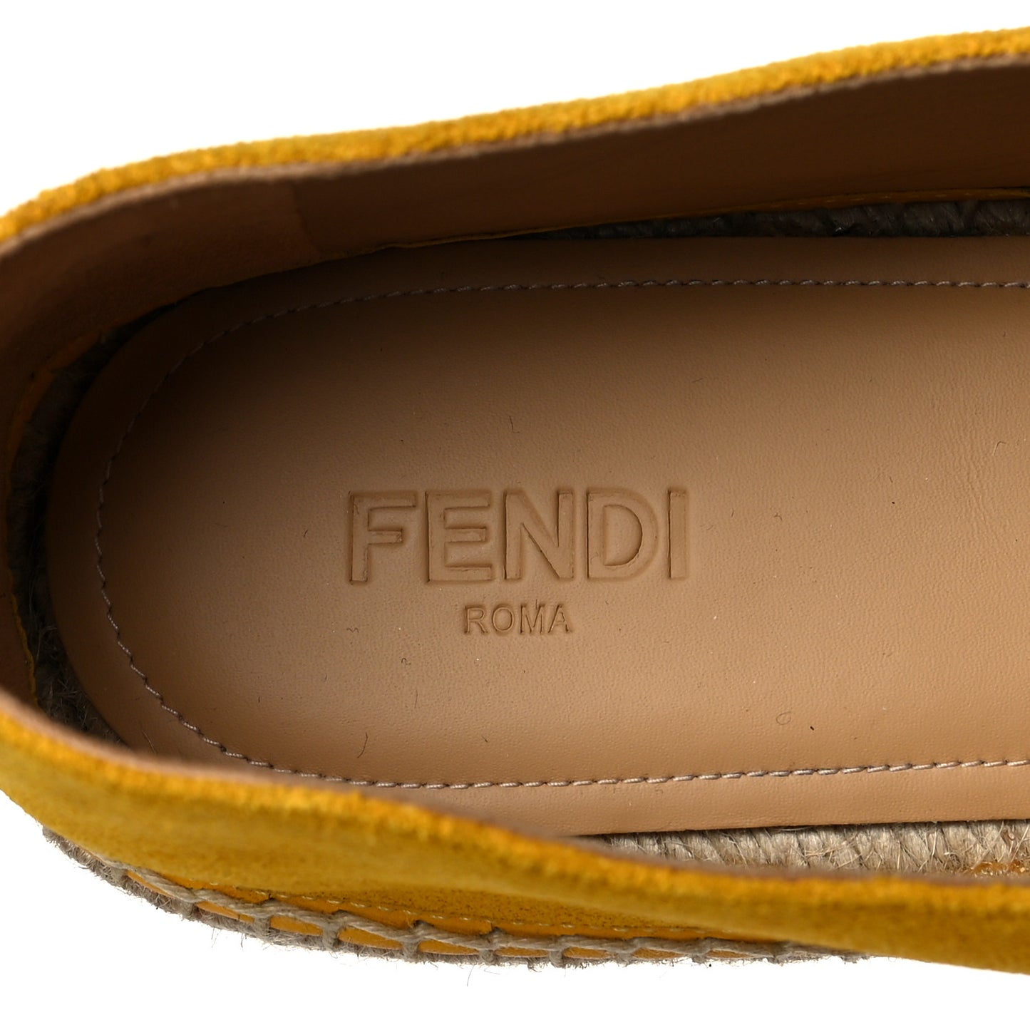 X SARAH COLEMAN Canvas Suede FF Vertigo Espadrilles 7 Mimosa Taxi