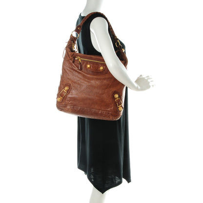 Balenciaga Agneau Giant 21 Gold Hardware Day Hobo Charbon 2 of 8