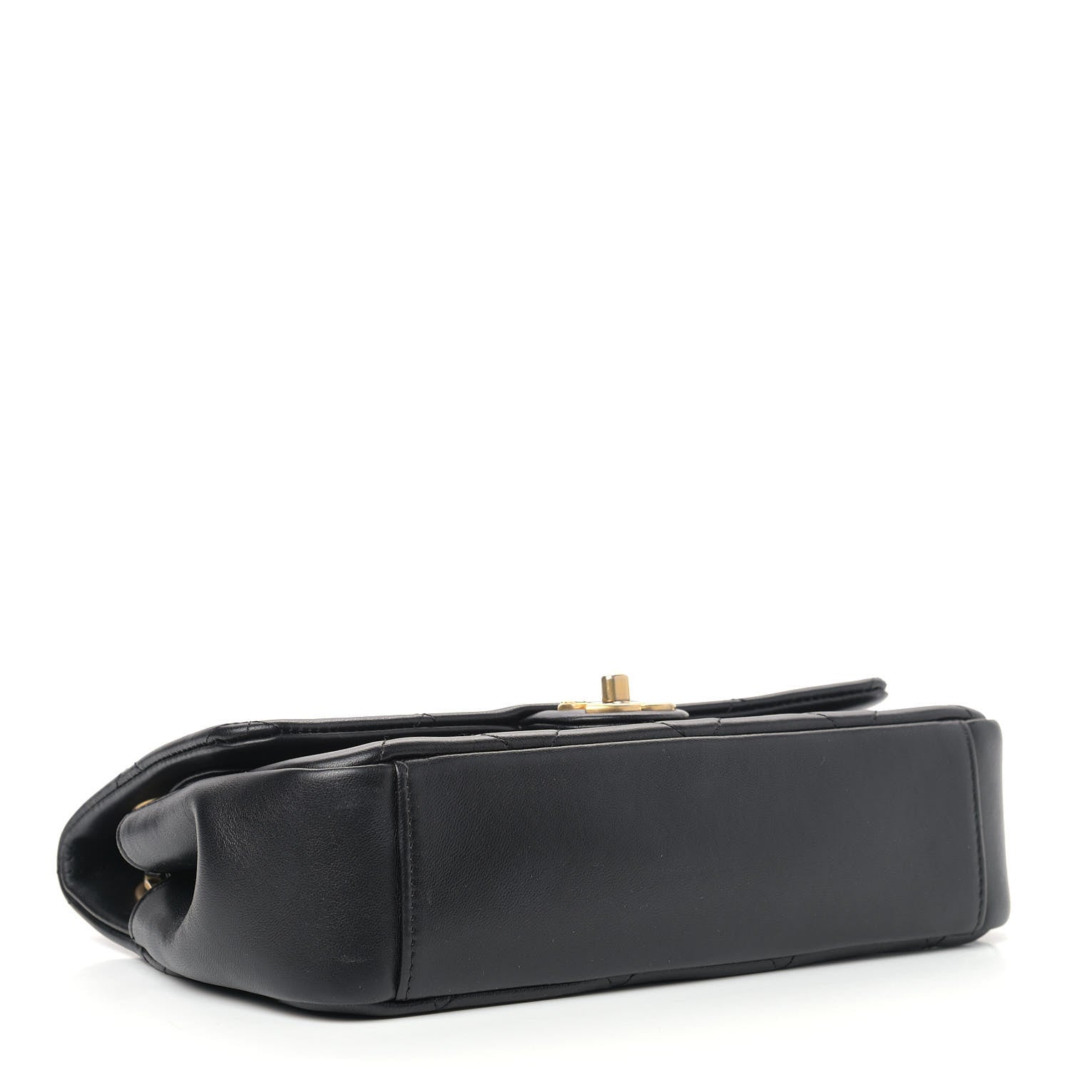 Chanel Lambskin Small Chain Handle Flap Bag Black 3 of 9