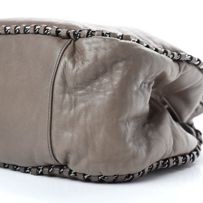 Chanel Lambskin Chain Hobo Grey 7 of 10