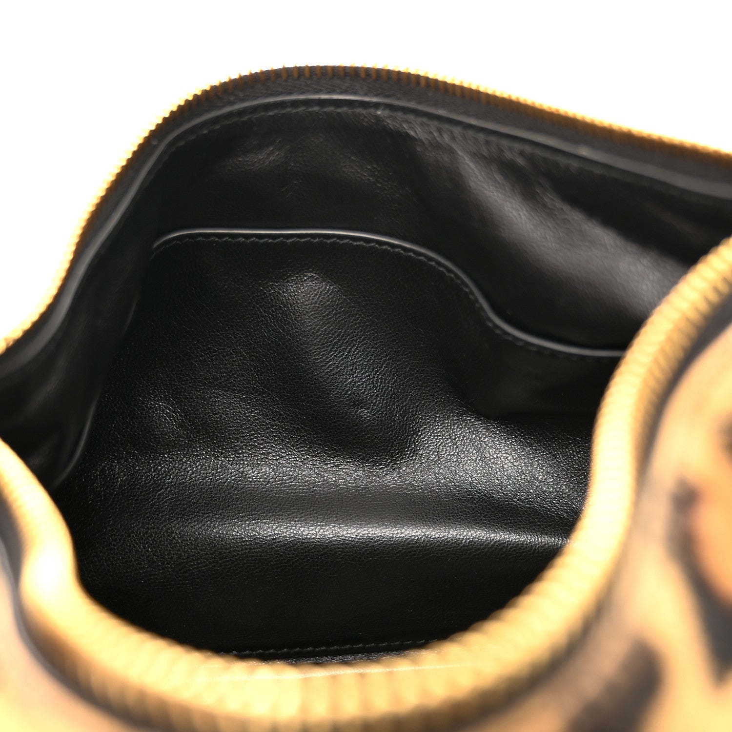 Prada Calf Hair Leopard Print Medium Aimee Shoulder Bag Honey 11 of 14