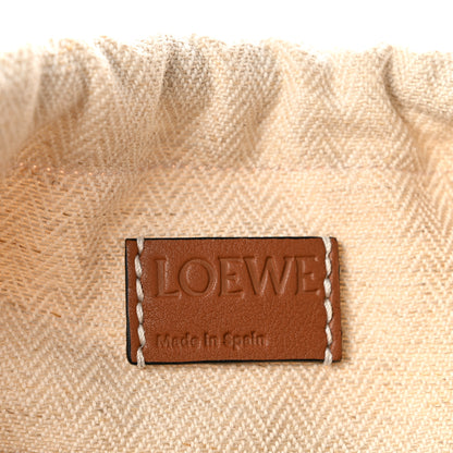 Loewe Raffia Drawstring Basket Tote Bag Natural Tan 6 of 9