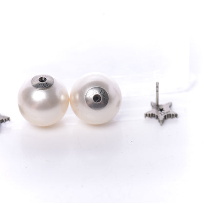 Christian Dior Pearl Crystal Star Mise En Dior Tribal Earrings Multicolor 4 of 4