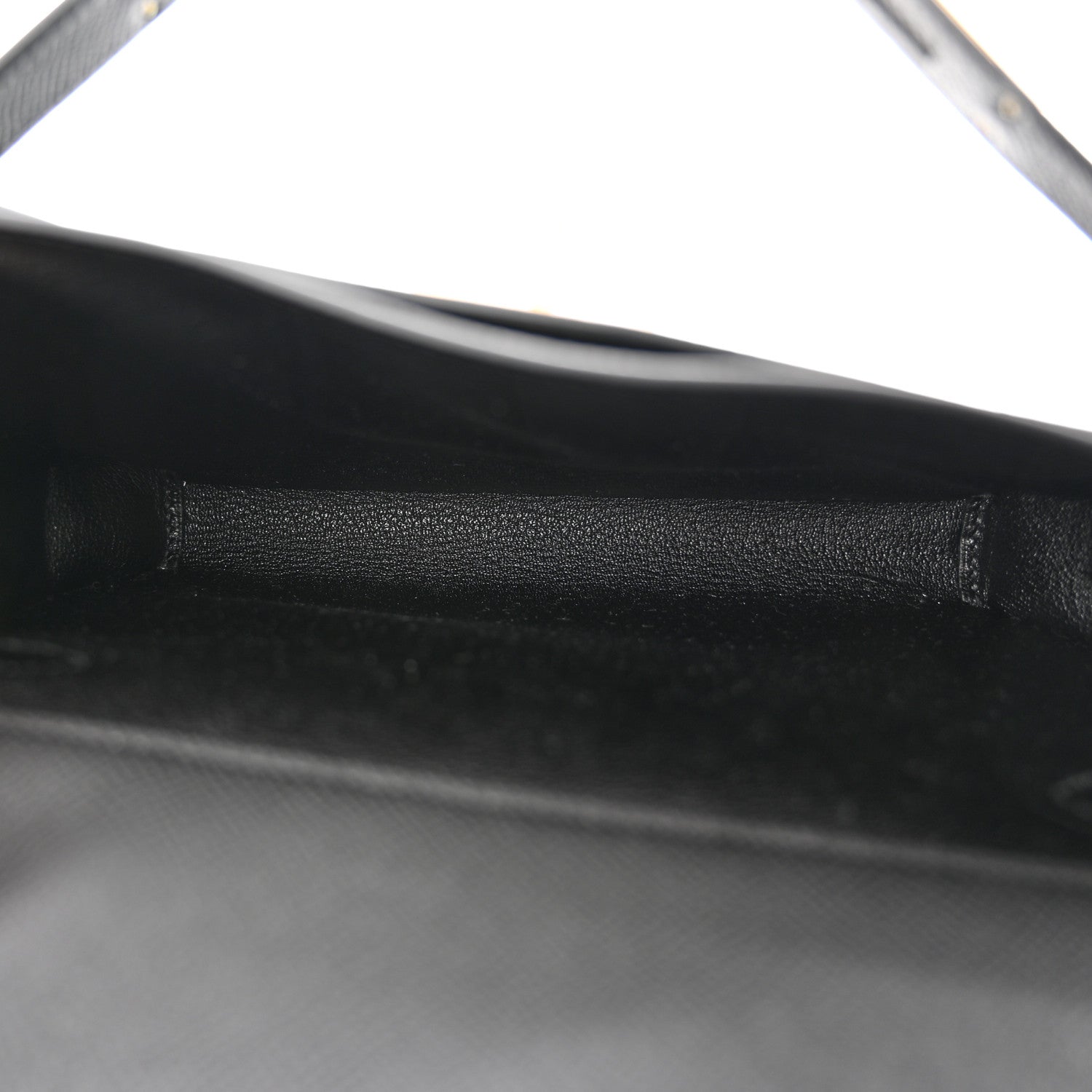 Hermes Epsom Kelly Depeches 25 Pouch Black 5 of 11