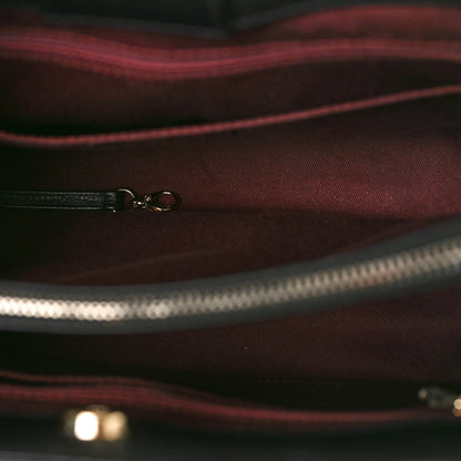 Chanel Grained Calfskin Small Neo Executive Shopper Tote Black 5 of 9