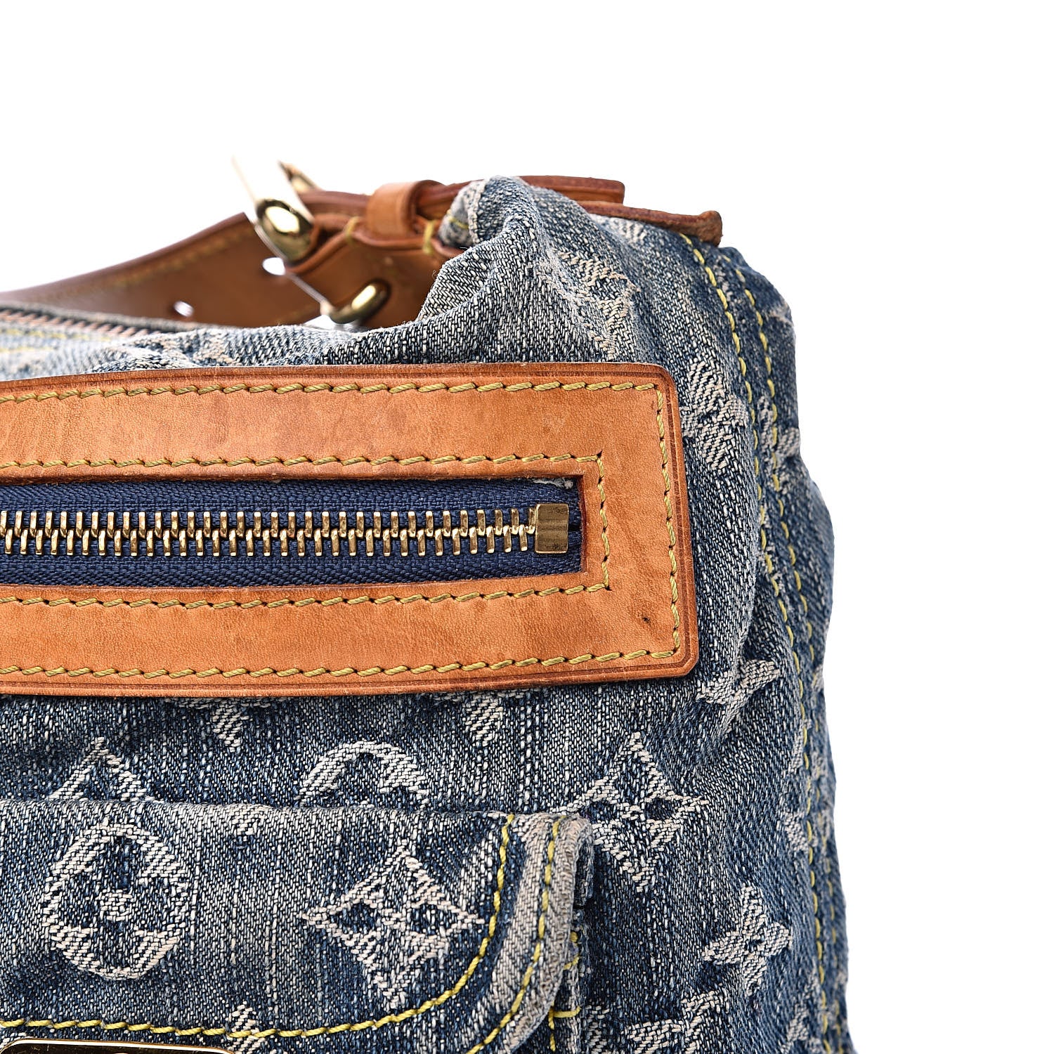 Louis Vuitton Monogram Denim Baggy PM Blue 15 of 15