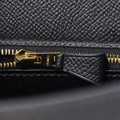 Hermes Epsom Kelly Sellier 28 Black 25 of 39