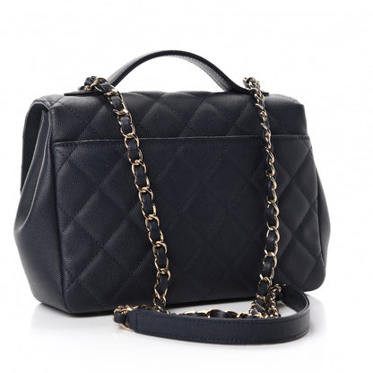Chanel Caviar Quilted Medium Business Affinity Flap Navy 3 of 10