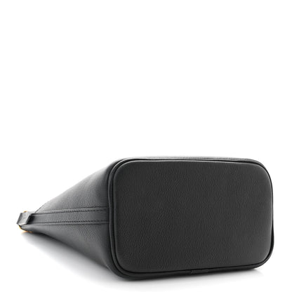 Louis Vuitton Calfskin Lock and Walk Bucket Black 4 of 11