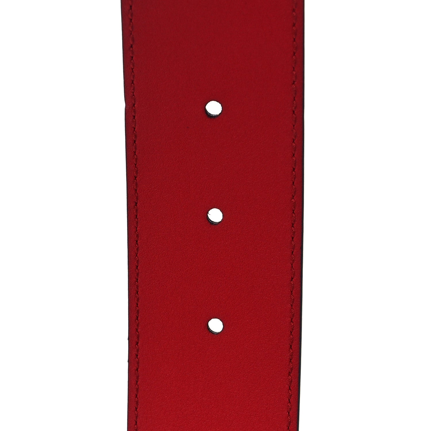 Gucci Moon Calfskin Torchon Double G 40mm Belt 80 32 Hibiscus Red 5 of 5
