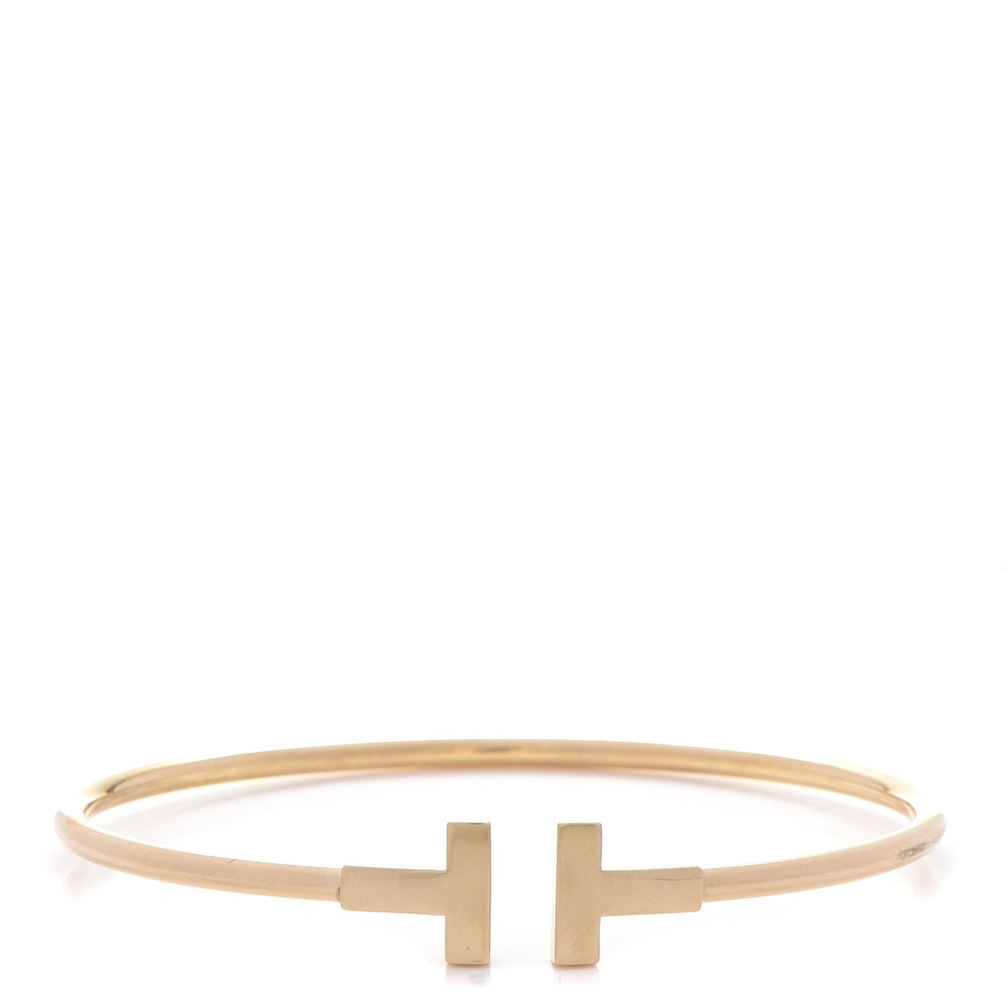 18K Yellow Gold T Wire Bracelet