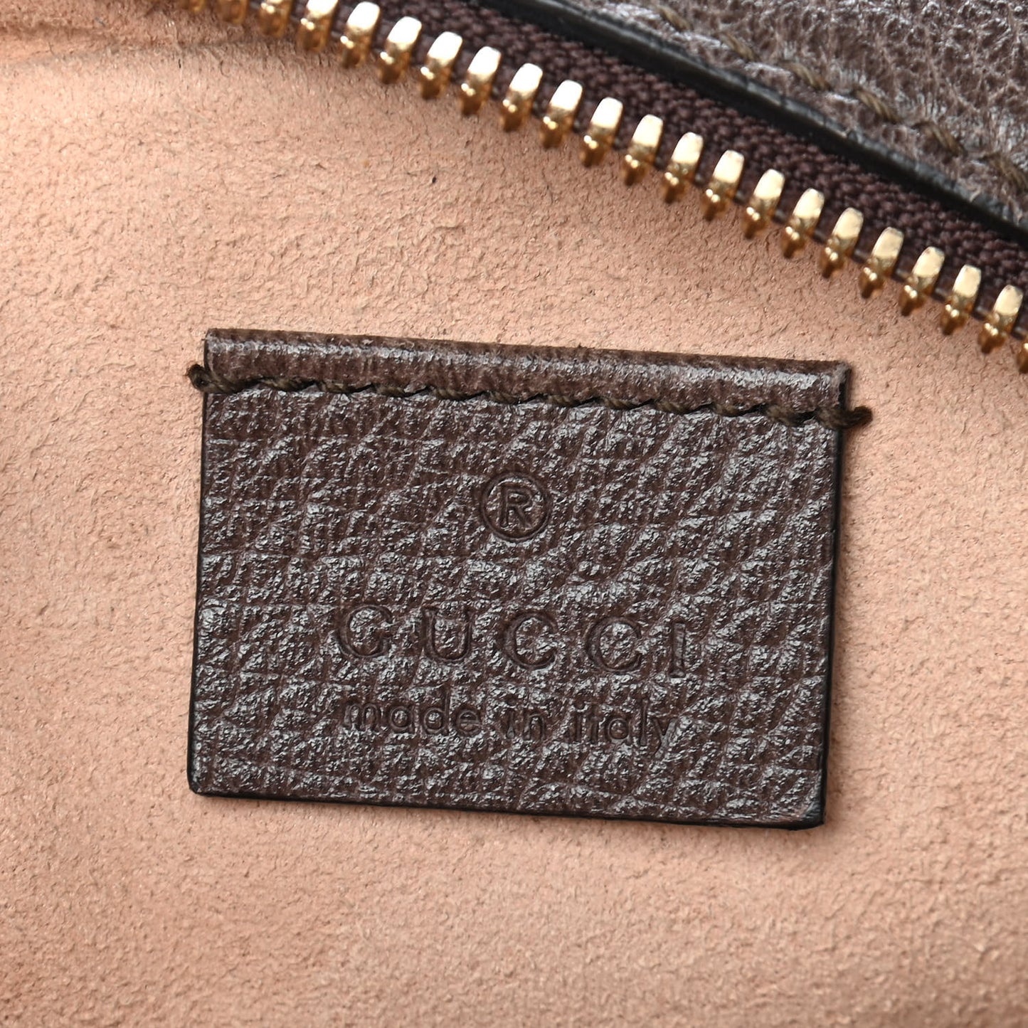 GG Supreme Monogram Web Mini Ophidia Round Shoulder Bag Brown
