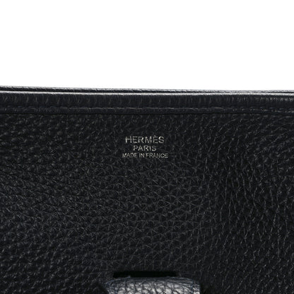 Hermes Taurillon Clemence Evelyne III TGM Black 6 of 15