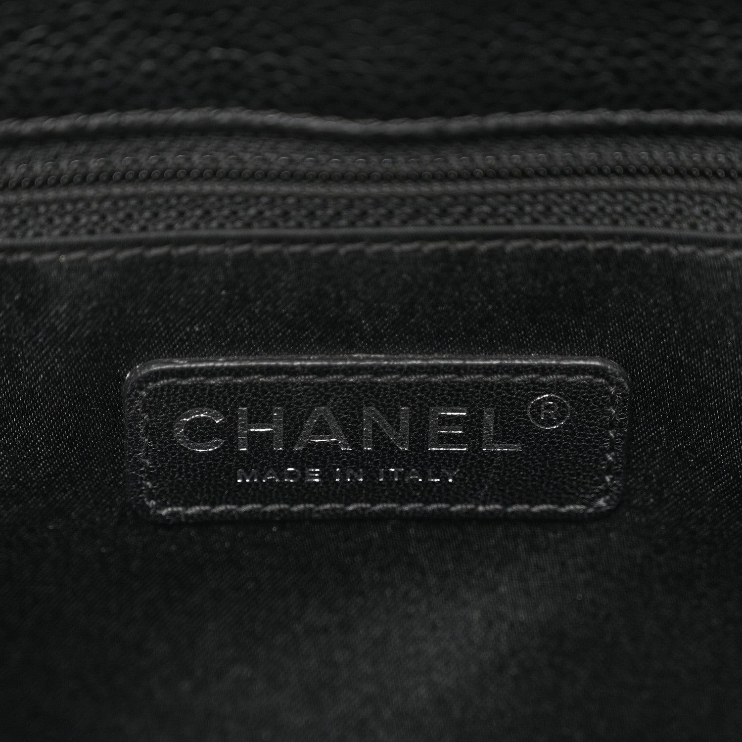 Chanel Caviar Quilted Grand Shopping Tote GST Black 7 of 10