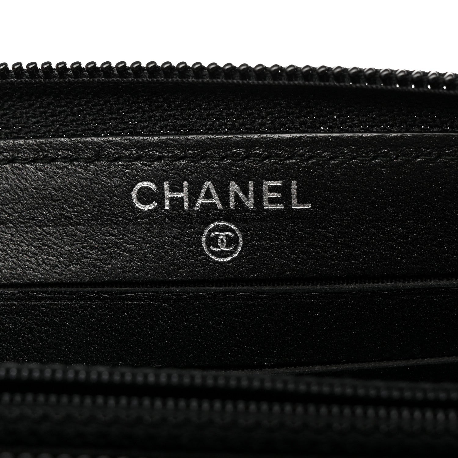 Chanel Caviar Quilted Small Boy Zip Around Wallet So Black 6 of 10