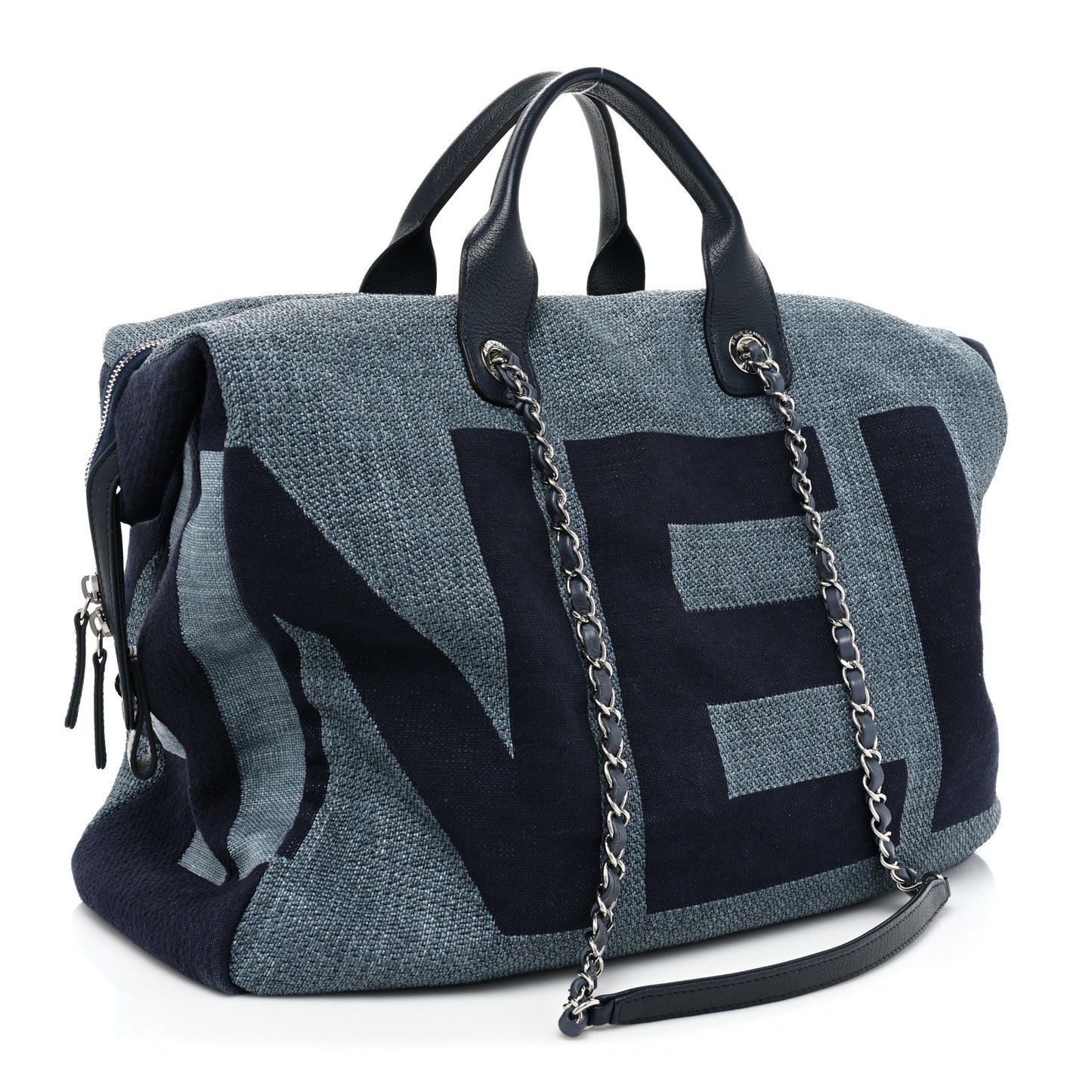 Canvas Maxi Bowling Bag Blue