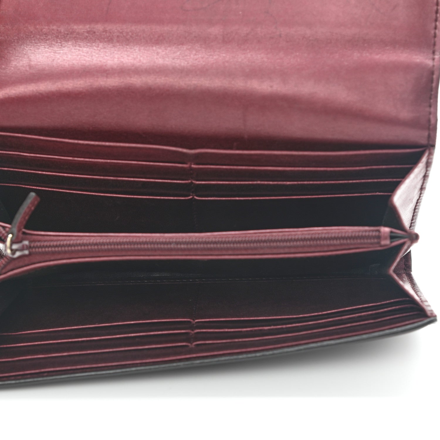 Gucci Shine Guccissima Lovely Heart Continental Wallet Scarlatto 4 of 9