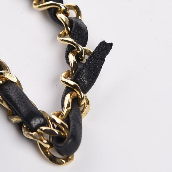 Lambskin Wallet On Chain WOC Black