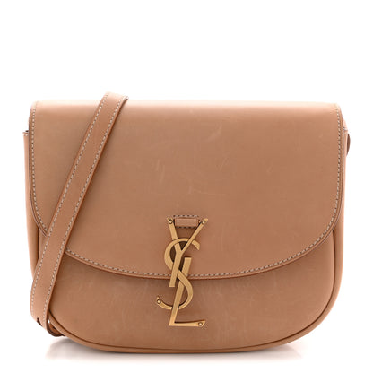 Saint Laurent Smooth Vintage Calfskin Monogram Medium Kaia Satchel Gold 1 of 15