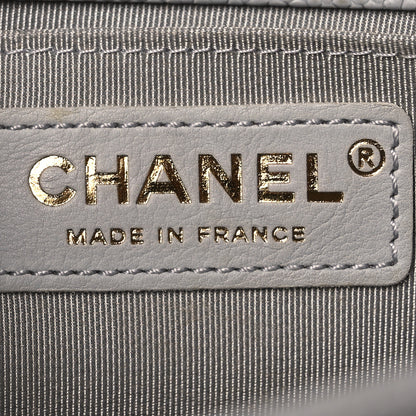 Chanel Caviar Quilted Medium Boy Flap Grey 6 of 13