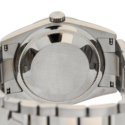 Rolex 18K White Gold 36mm Oyster Perpetual Day-Date Watch Ice Blue Roman 118209 4 of 4