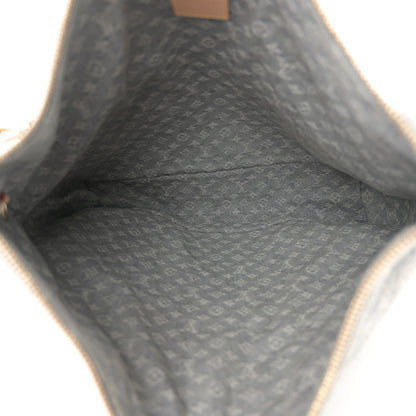 Louis Vuitton Monogram Denim Coussin Hobo MM Washed Gray 5 of 9