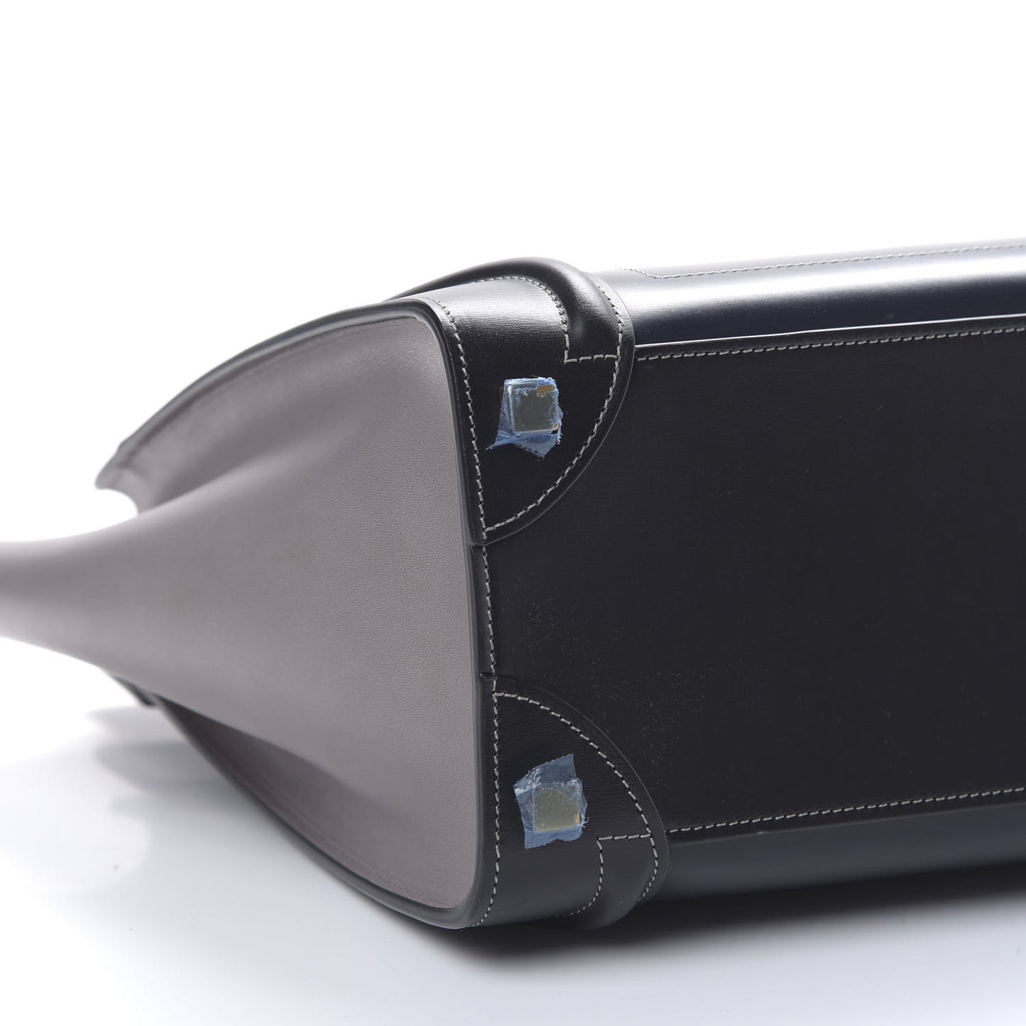 Smooth Calfskin Micro Tri-Color Luggage Dark Blue