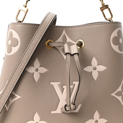 Louis Vuitton Empreinte Monogram Giant Neonoe MM Tourterelle Creme 8 of 10