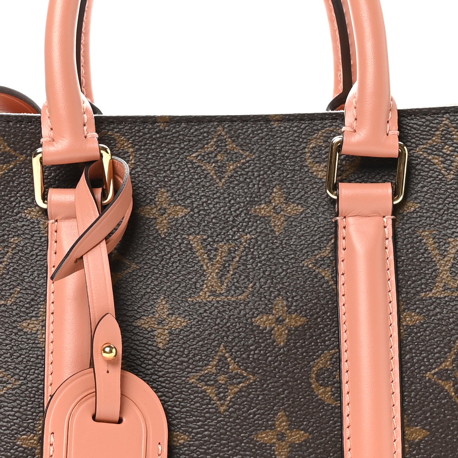 Louis Vuitton Monogram Soufflot BB Peach 8 of 10