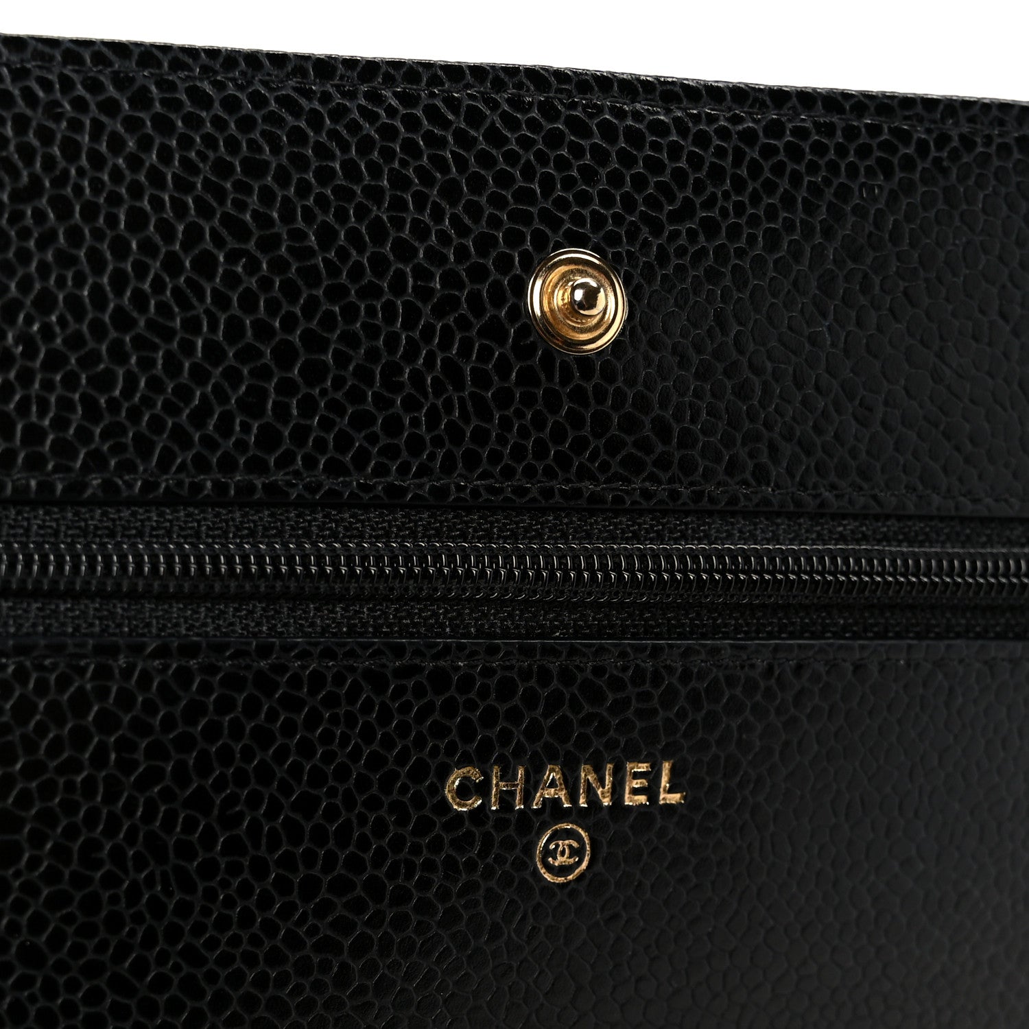 Chanel Caviar Quilted Wallet on Chain WOC Black 5 of 11