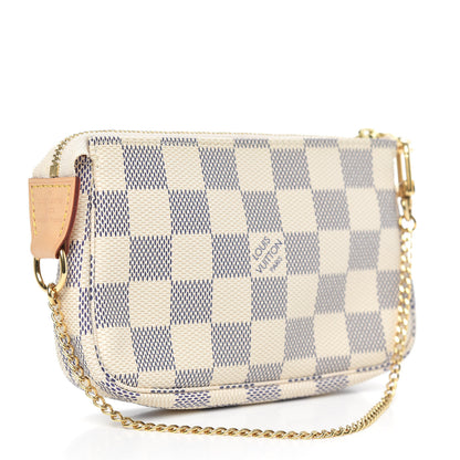 Louis Vuitton Damier Azur Mini Pochette Accessories 3 of 7