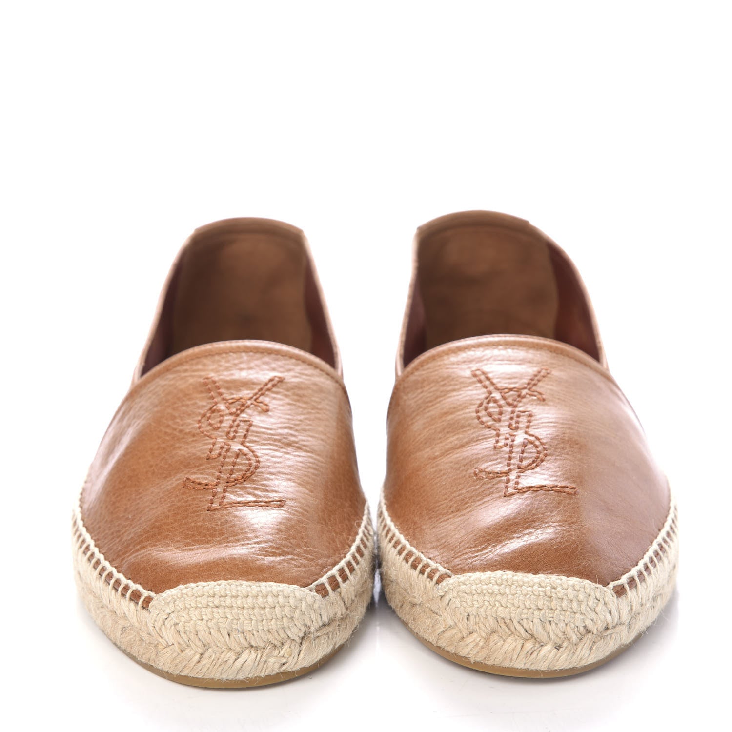 Saint Laurent Nappa Monogram Espadrilles 41 Toscano 2 of 11