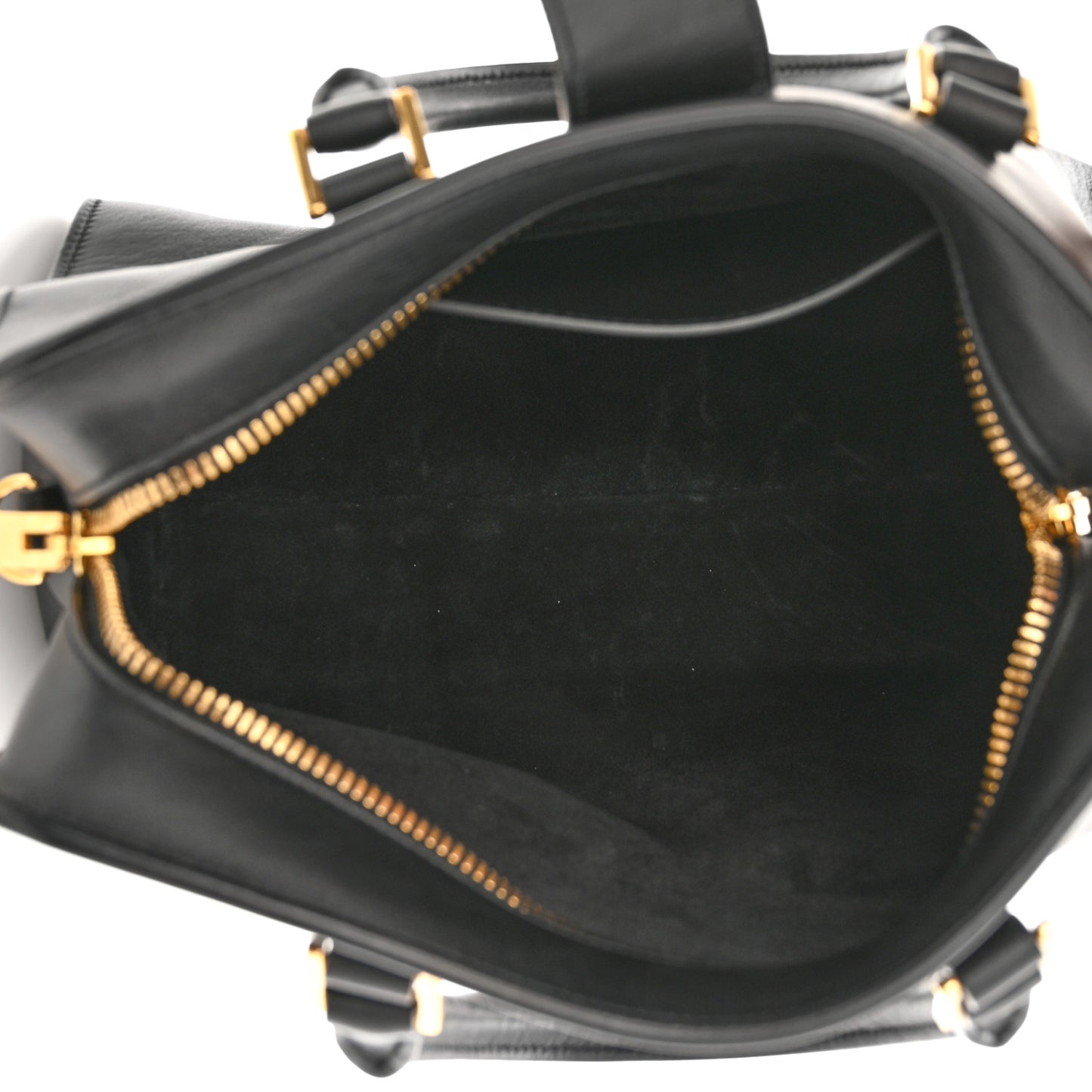 Calfskin Monogram Baby Cabas Black