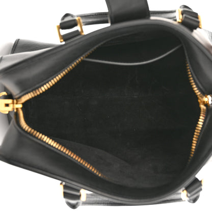 Saint Laurent Calfskin Monogram Baby Cabas Black 5 of 11