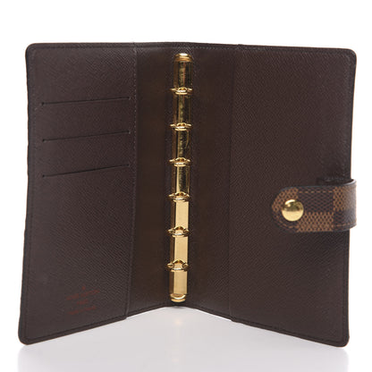 Louis Vuitton Damier Ebene Small Ring Agenda Cover 4 of 6