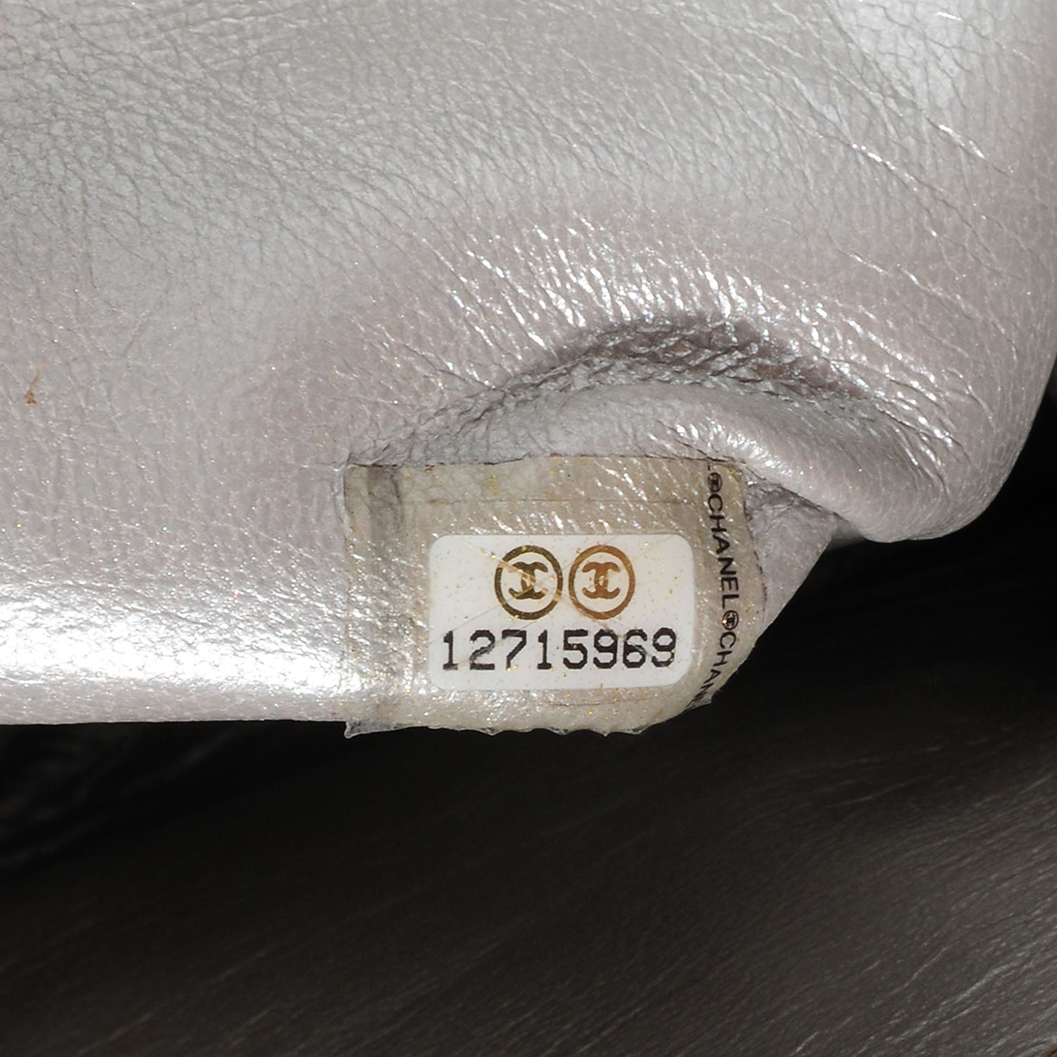 Chanel Lambskin 2.55 Reissue 227 Flap Silver 9 of 9