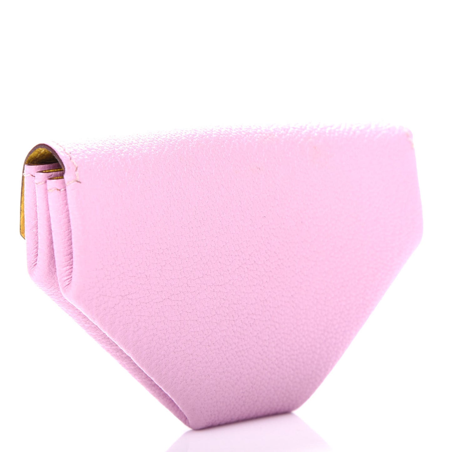 Chevre Mysore Le 24 Coin Purse Mauve Sylvestre Jaune De Naples