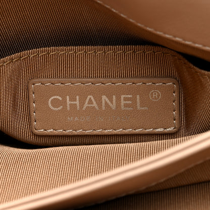 Chanel Calfskin Mini Tramezzo Flap Beige 8 of 12