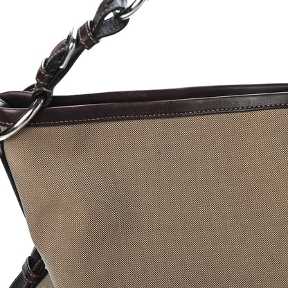 Prada Jacquard Logo Hobo Corda Moro 10 of 11