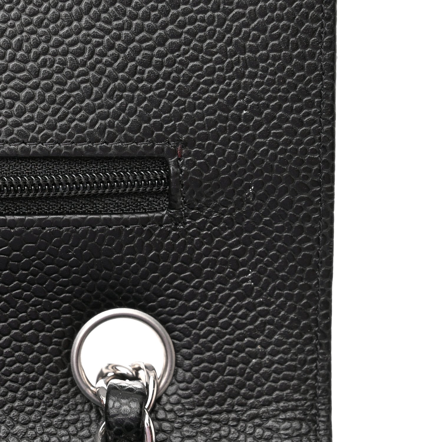 Chanel Caviar Quilted Medium Double Flap Black 14 of 16