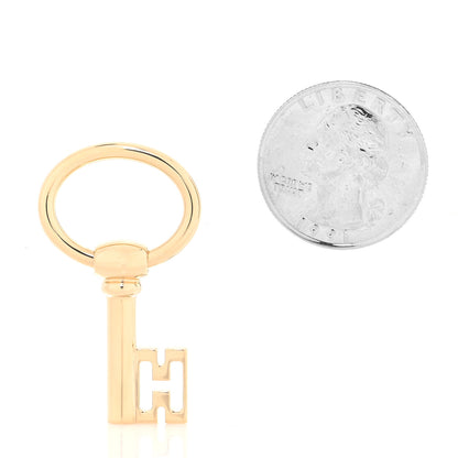 Hermes Permabrass Curiosite Cle H Charm 2 of 3