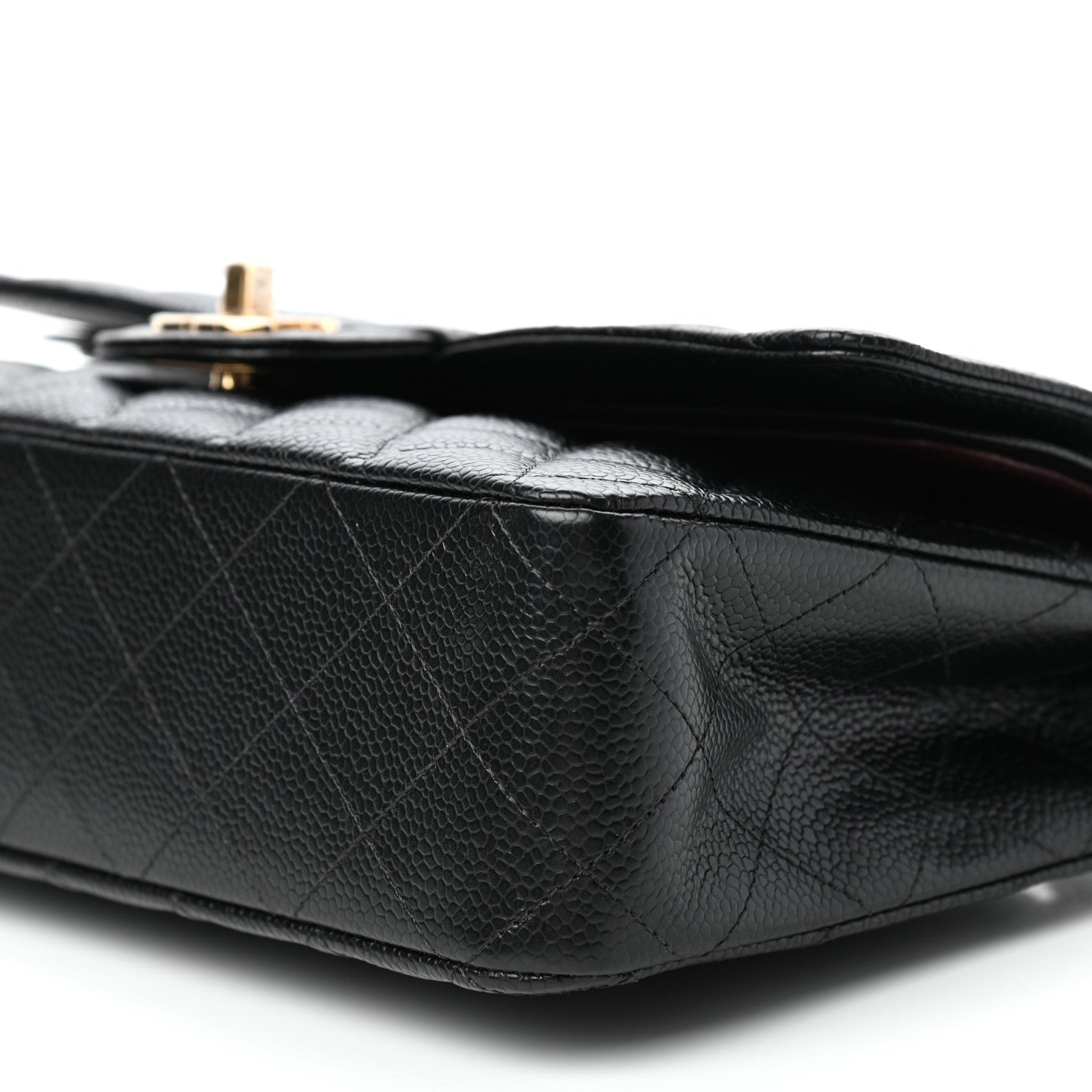Chanel Caviar Quilted Medium Double Flap Black 9 of 12