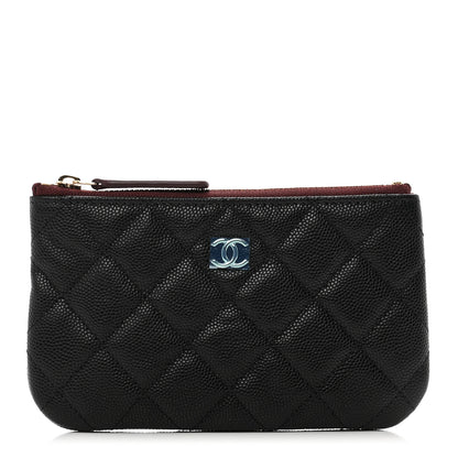 Chanel Caviar Quilted Small Cosmetic Case Black 1 of 8