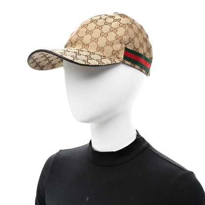 Gucci Monogram Web Baseball Hat L Beige Cocoa 2 of 8